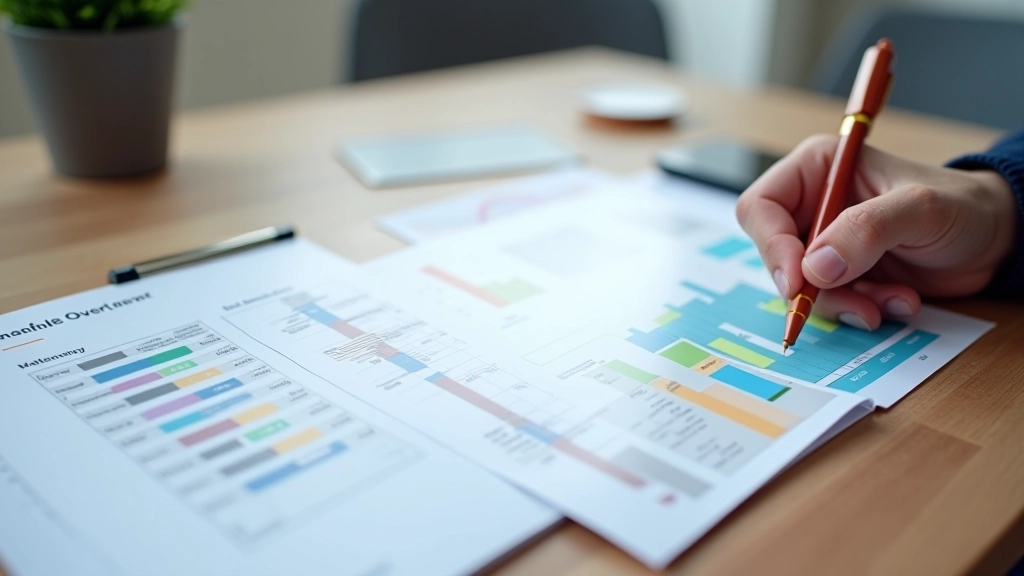 Finanzübersicht mit Diagrammen und Grafiken